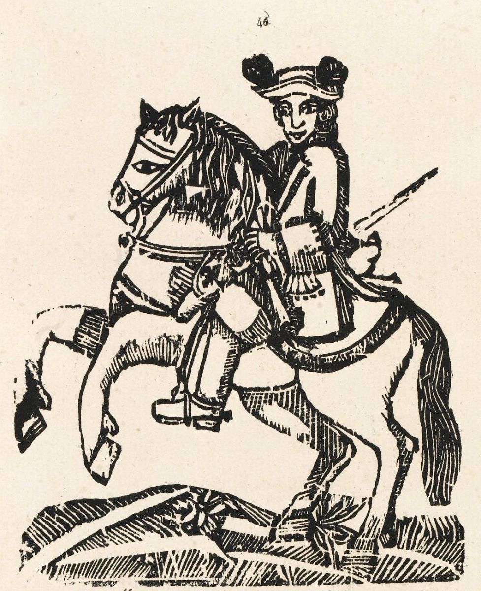 Cavalier, Album Baudot, 19e siècle [Etagère M.1566]